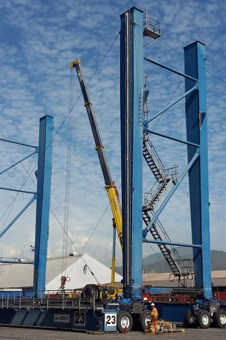 RTG Konecranes en reensamble, SSA México